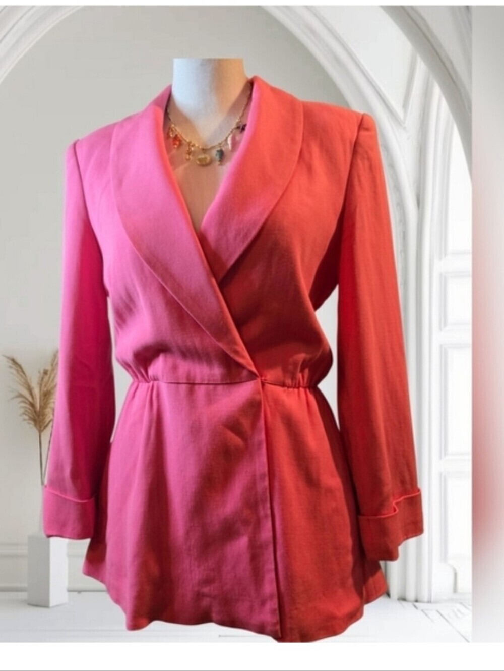 Alice + Olivia Vibrant Pink Blazer - Picture 6 of 6